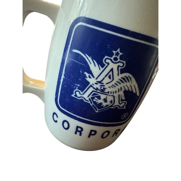 Anheuser Busch Corporate Engineering Plastic Mug Employee Promo Breweriana Logo - Picture 6 of 9